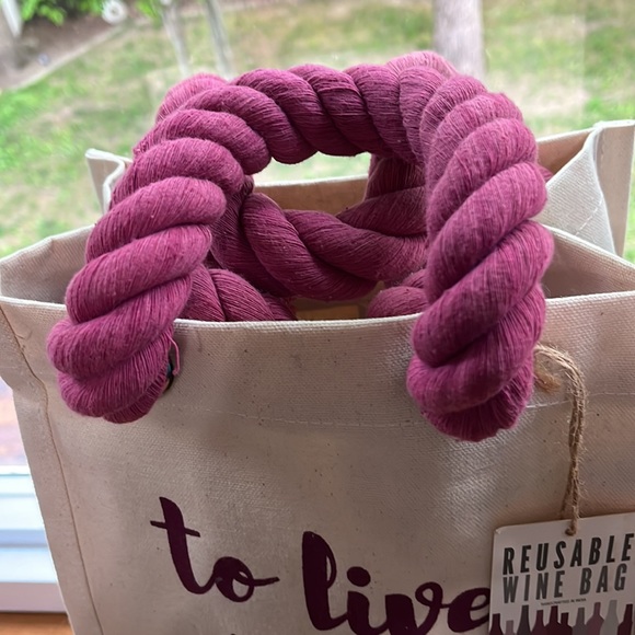 Canvas Wine Bag NWT - Picture 3 of 7